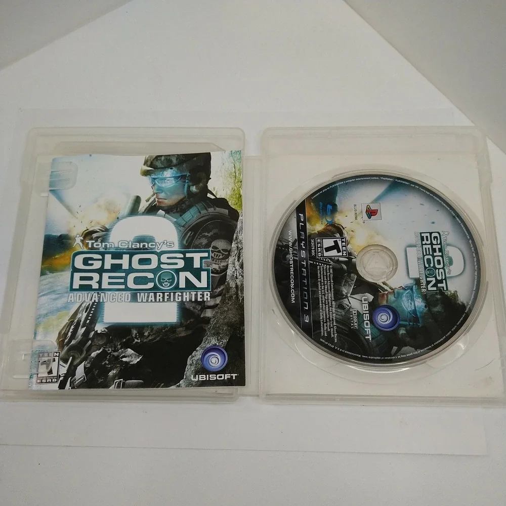 TOM CLANCY' GHOST RECON ADVANCED WARFIGHTER 2 PS3 PLAYSTATION 3 WITH MANUAL CIB